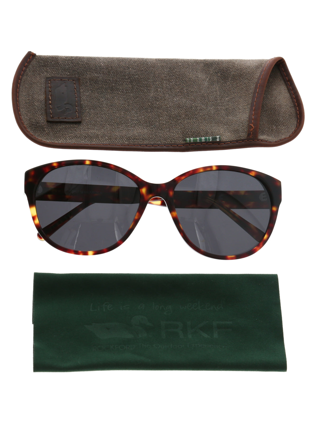 Anteojo De Sol Biodegradable Mujer Rkf Manarola Café Rockford