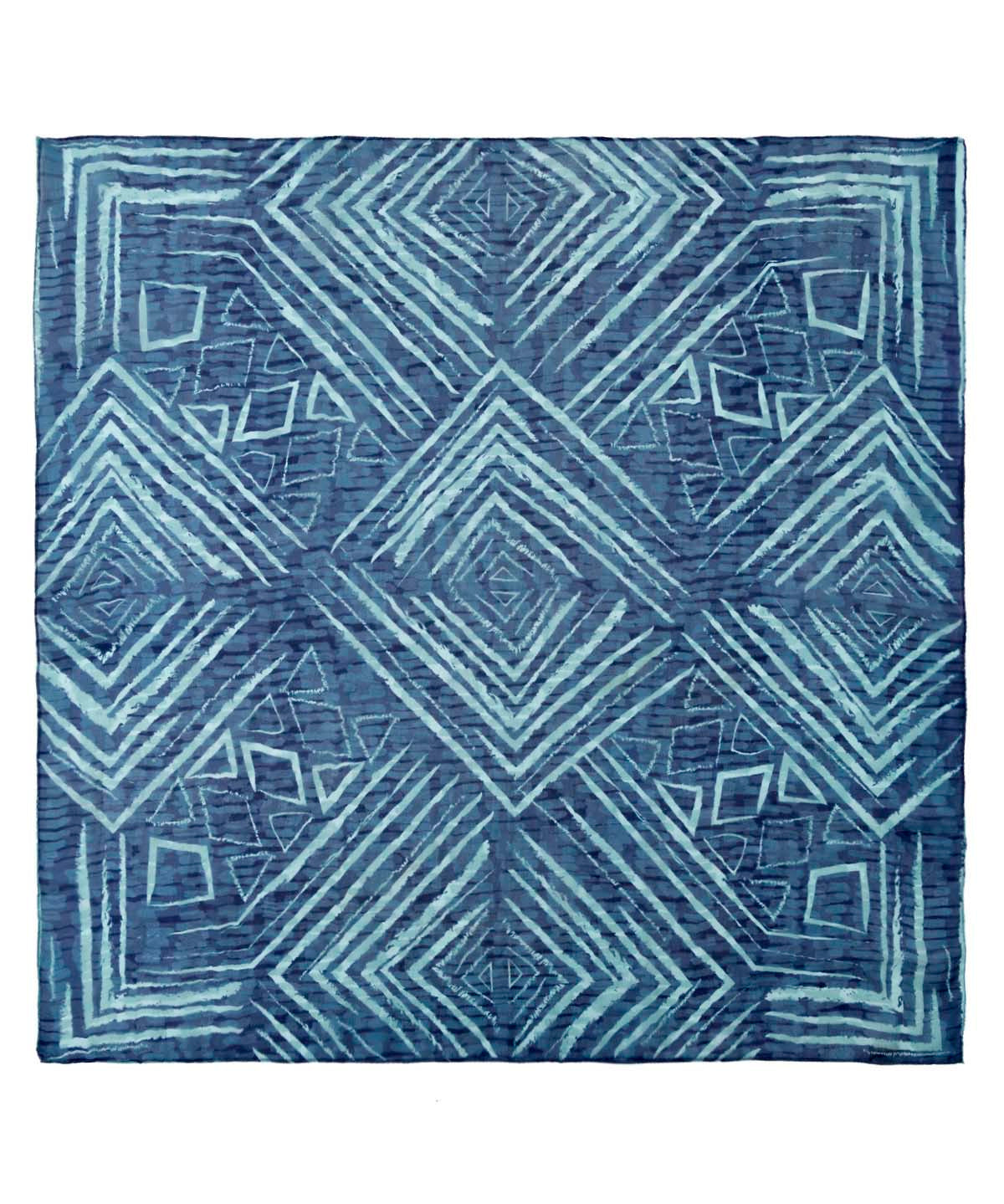 Pañuelo Seda Mujer Rkf Silk Blunt Azul Rockford
