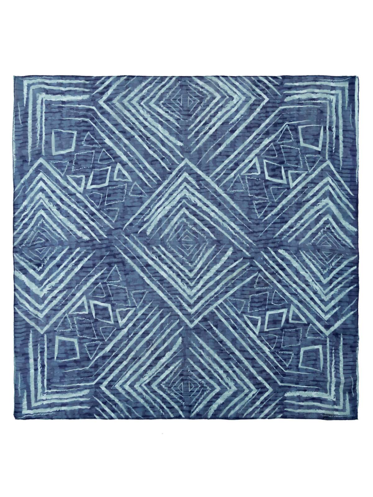 Pañuelo Seda Mujer Rkf Silk Blunt Azul Rockford