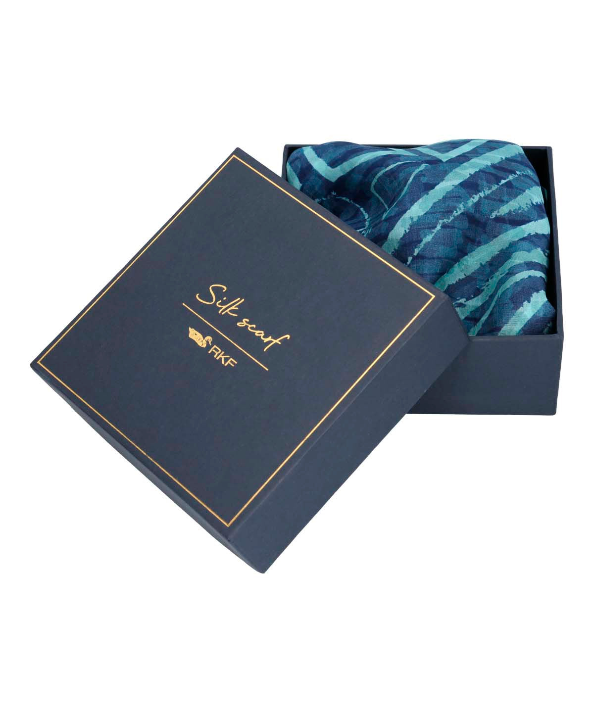 Pañuelo Seda Mujer Rkf Silk Blunt Azul Rockford