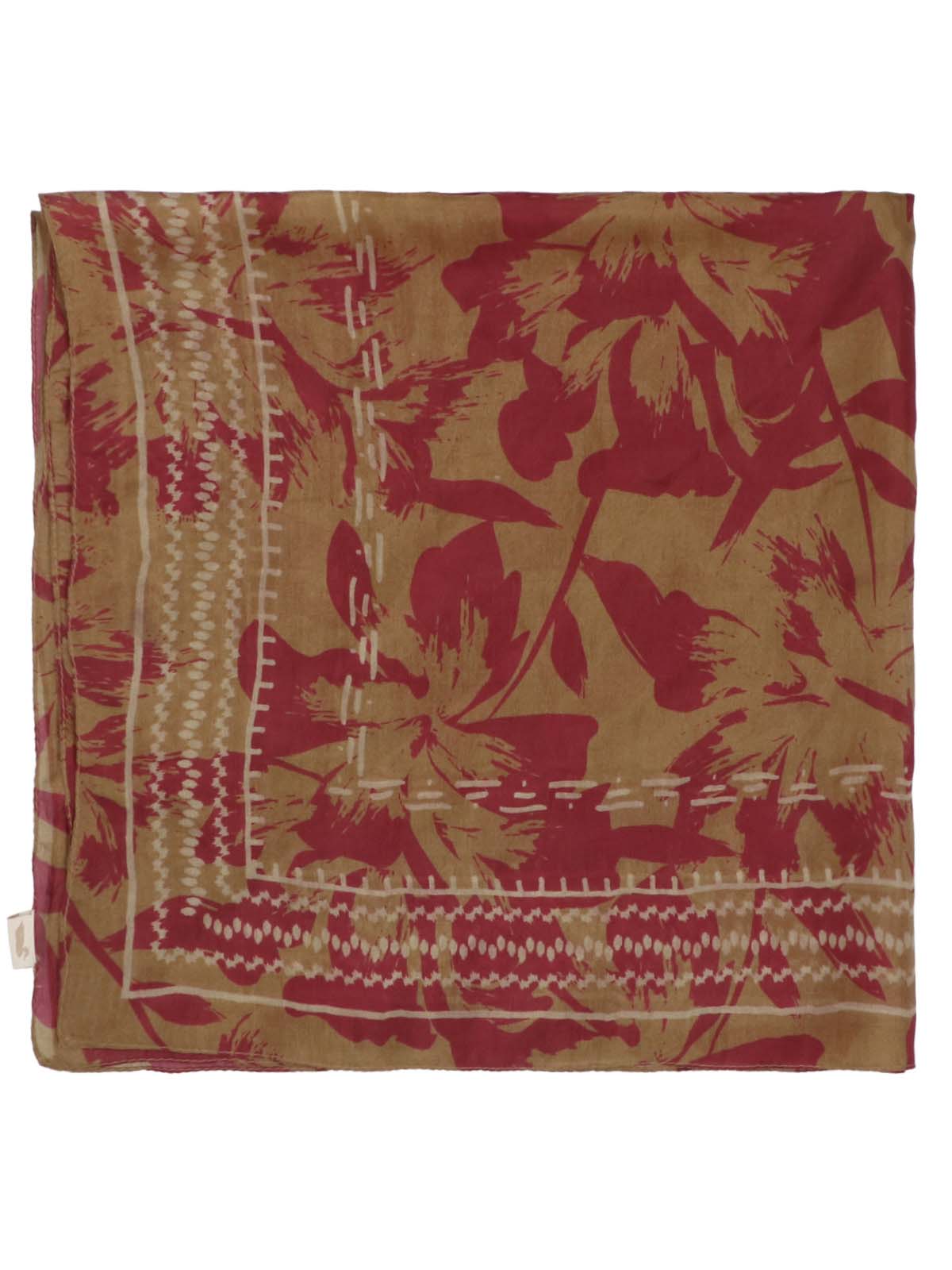 Pañuelo Seda Mujer Rkf Silk Bisset Rosado Rockford
