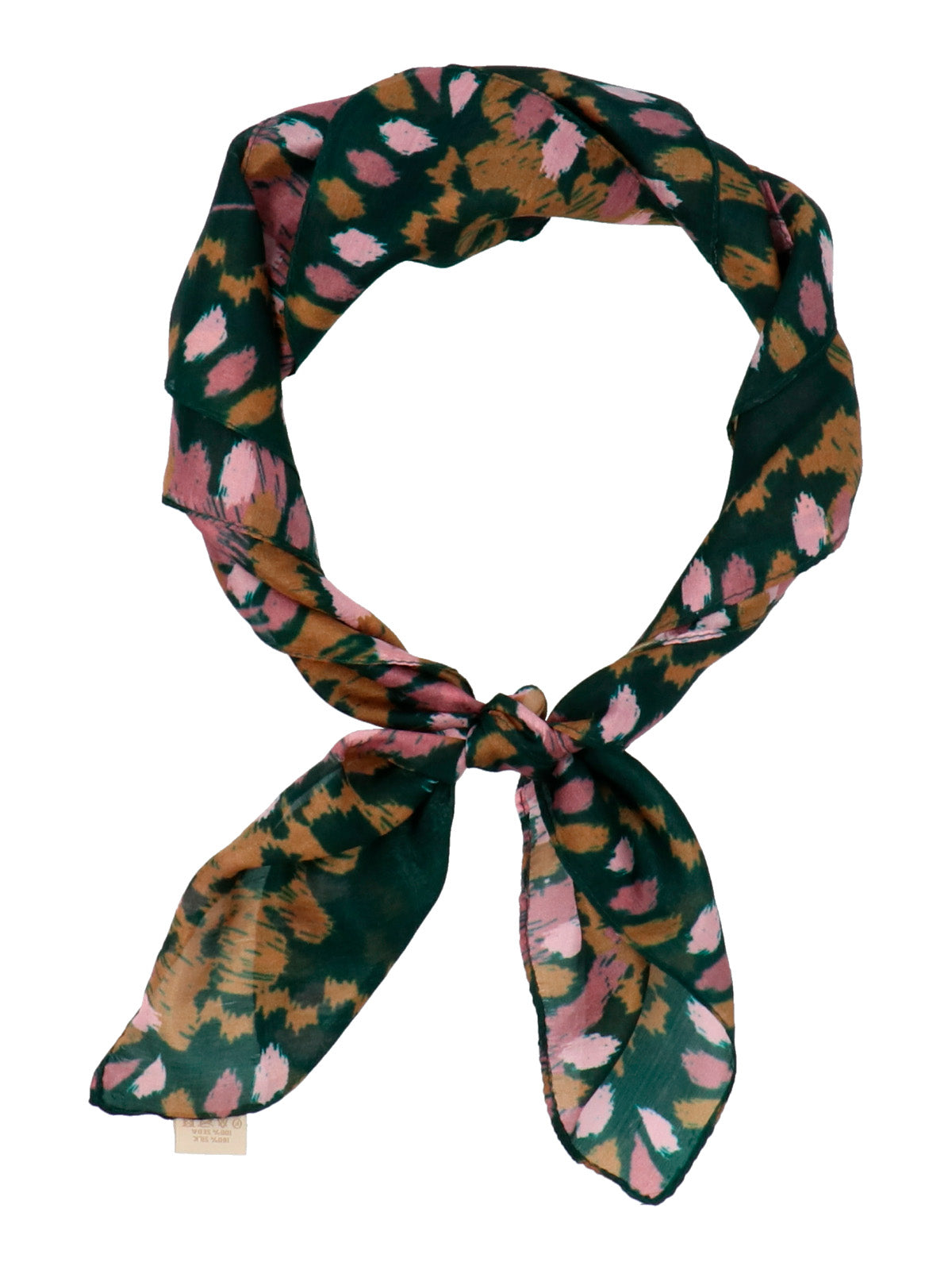Pañuelo Seda Mujer Rkf Silk Julie Verde Rockford