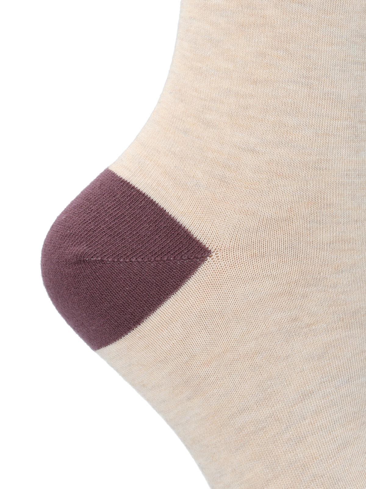 Calcetín Bambú Mujer St Plain Duck Beige Rockford