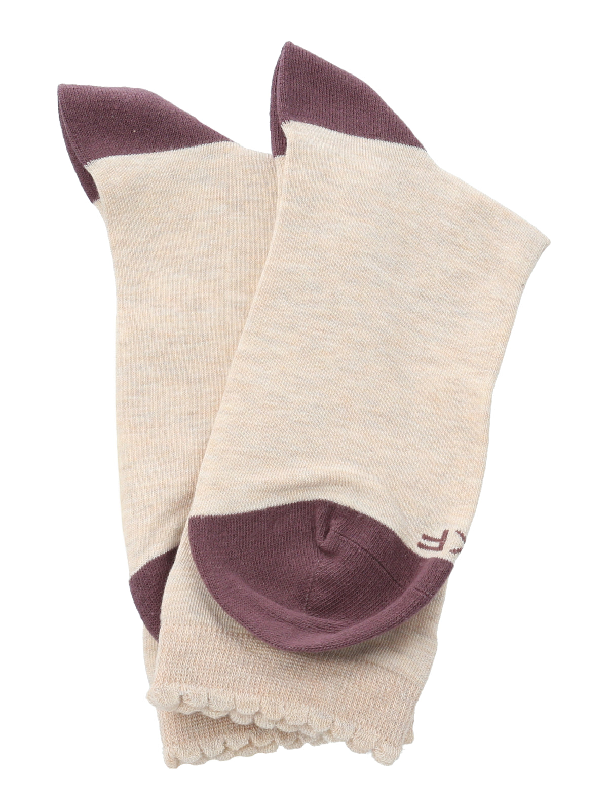 Calcetín Bambú Mujer St Plain Duck Beige Rockford