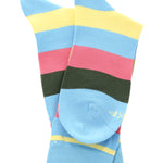 Calcetín Bambú Mujer C Block Color Azul Rockford