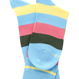 Calcetín Bambú Mujer C Block Color Azul Rockford