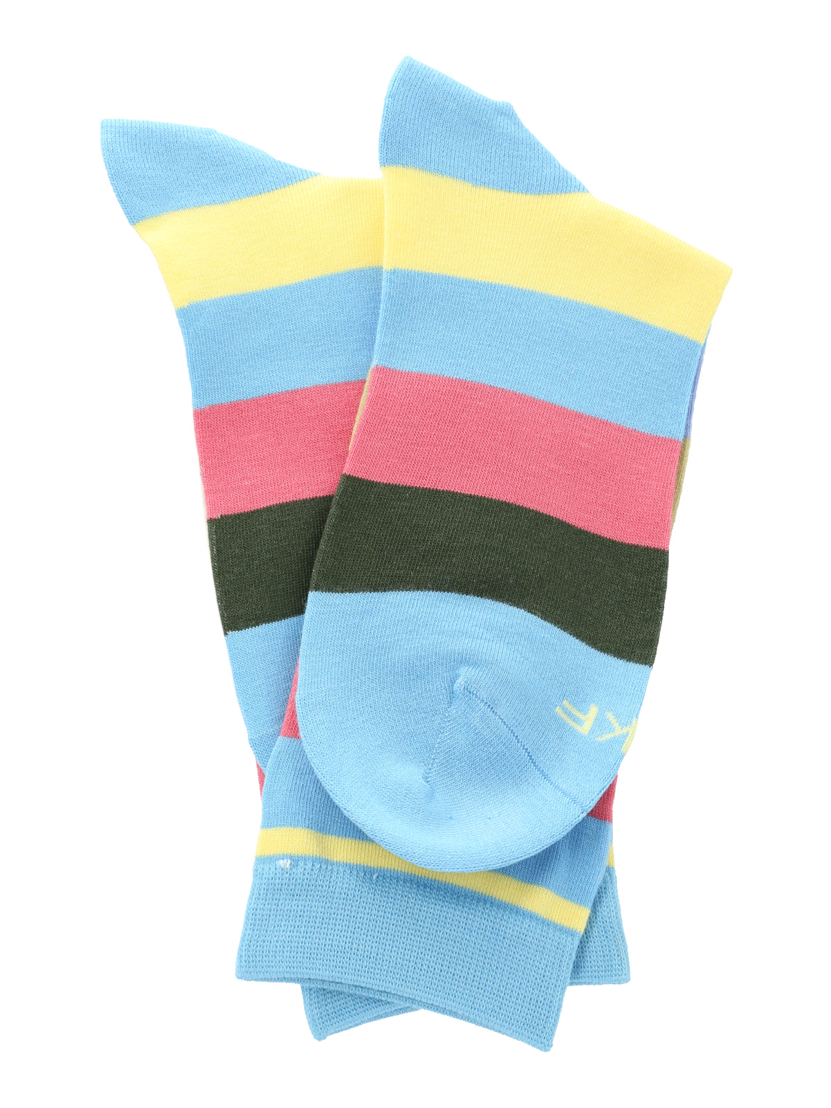 Calcetín Bambú Mujer C Block Color Azul Rockford