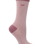 Calcetín Bambú Mujer St Fineline Rosado Rockford