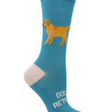 Calcetín Bambú Mujer C Golden Azul Rockford