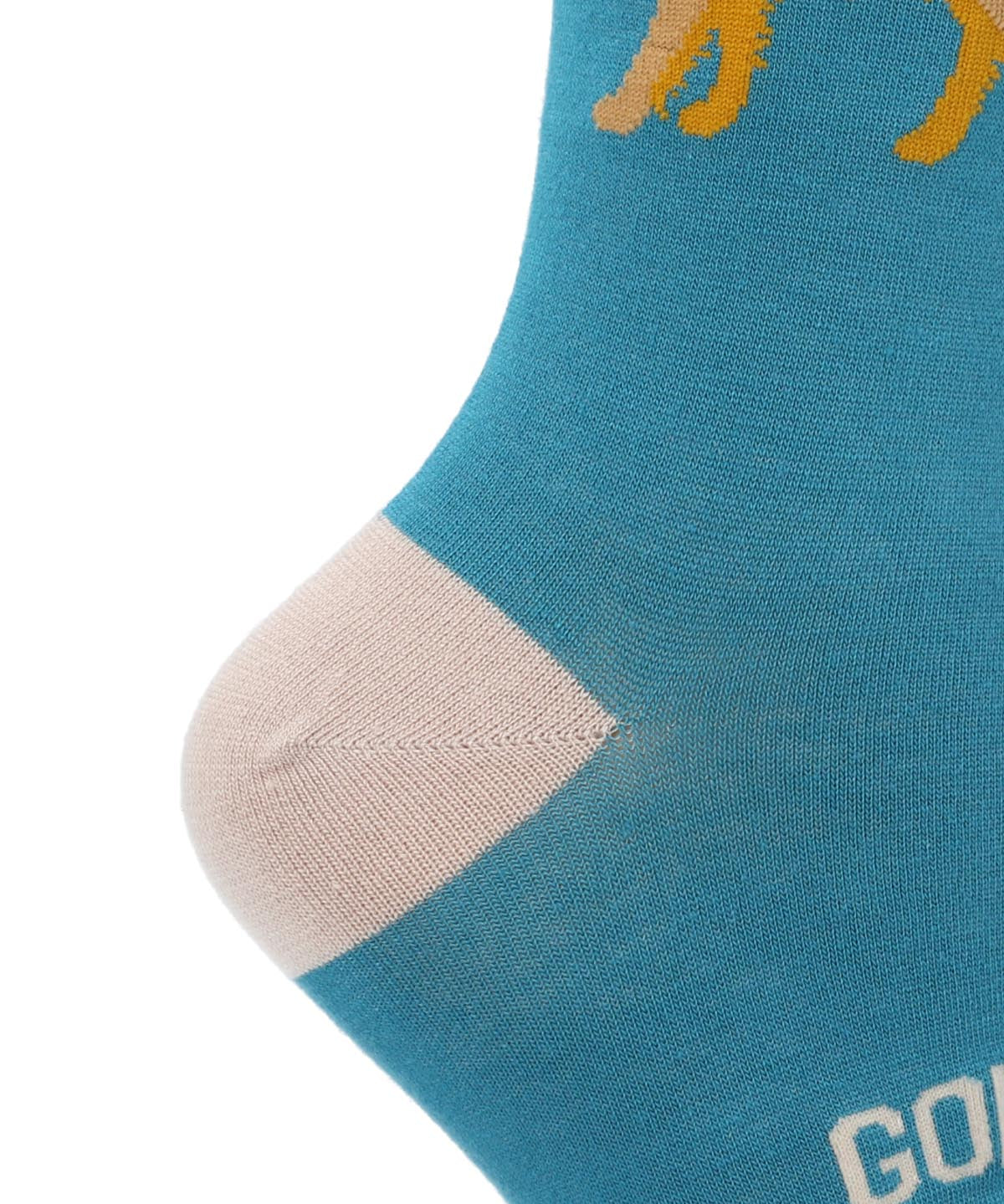 Calcetín Bambú Mujer C Golden Azul Rockford