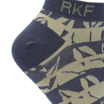 Calcetín Bambú Mujer Ped Blockleaf Azul Rockford