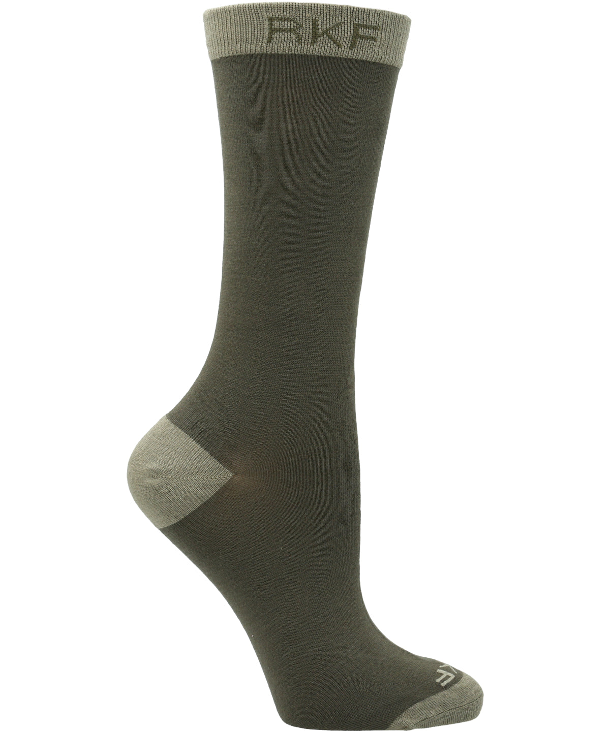 Calcetín Bambú Mujer C Plain Verde Rockford