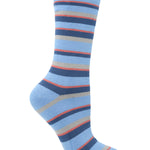 Calcetín Bambú Mujer Heavy Block Azul Rockford