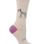Calcetín Bambú Mujer C Dalmata Beige Rockford