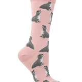 Calcetín Bambú Mujer C Seal Rosado Rockford