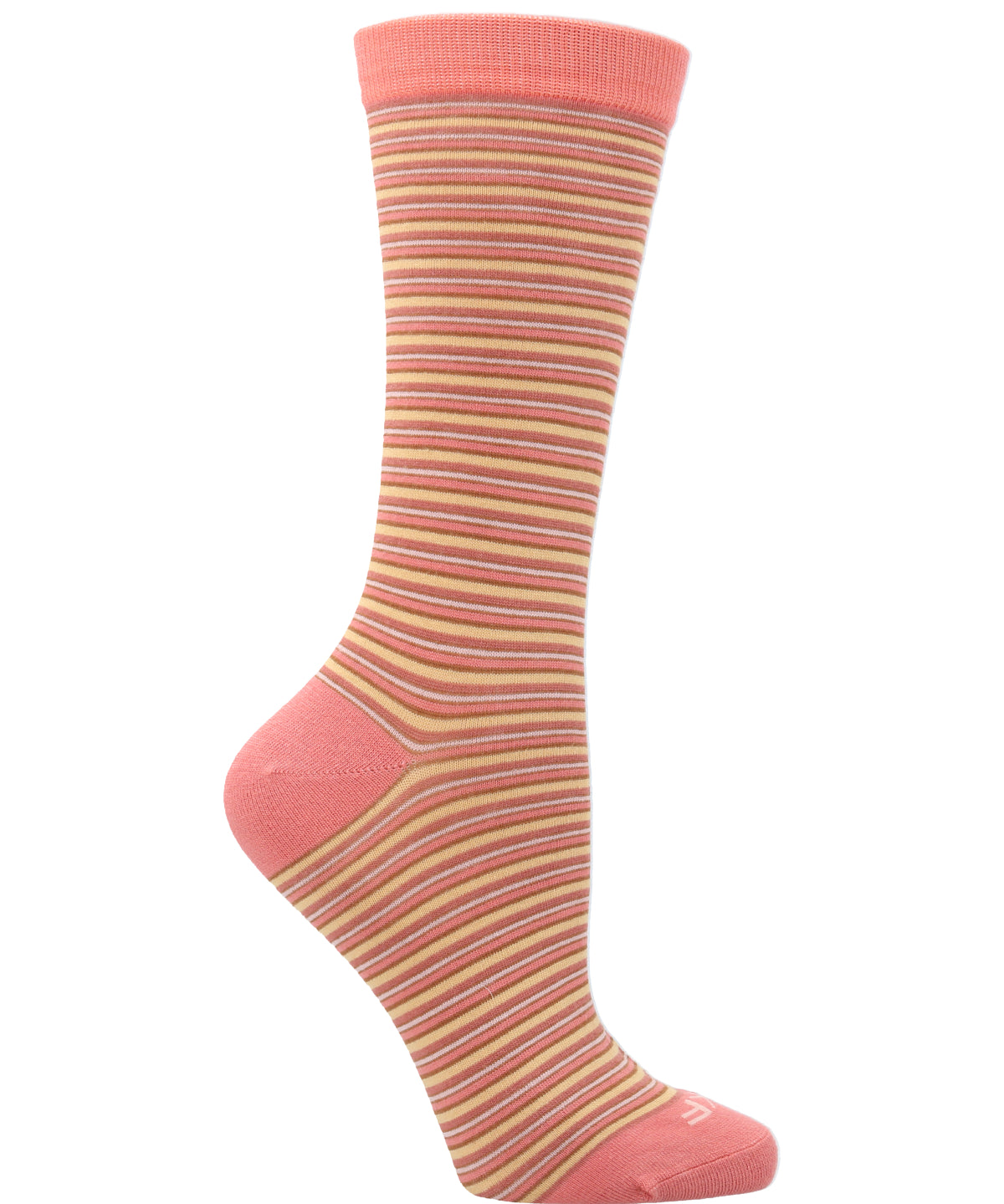 Calcetín Bambú Mujer C Lines Rosado Rockford