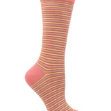 Calcetín Bambú Mujer C Lines Rosado Rockford