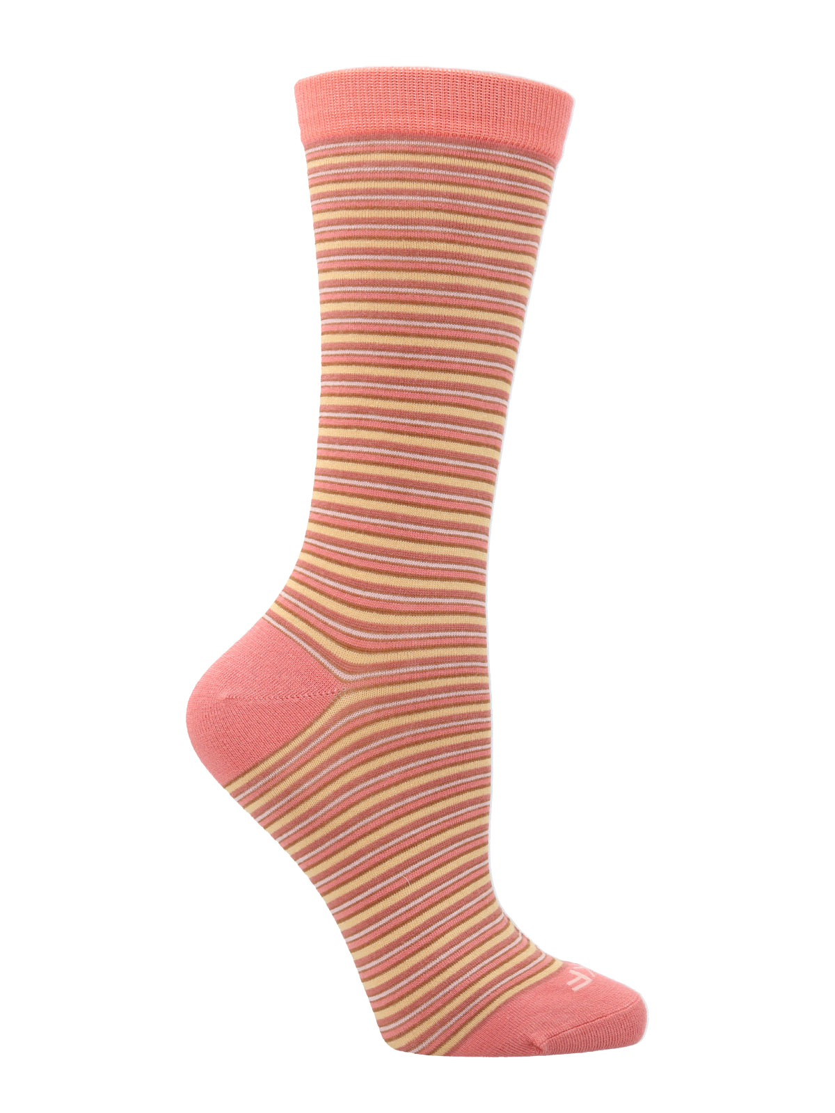 Calcetín Bambú Mujer C Lines Rosado Rockford