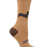 Calcetín Bambú Mujer St Dachshund Café Rockford