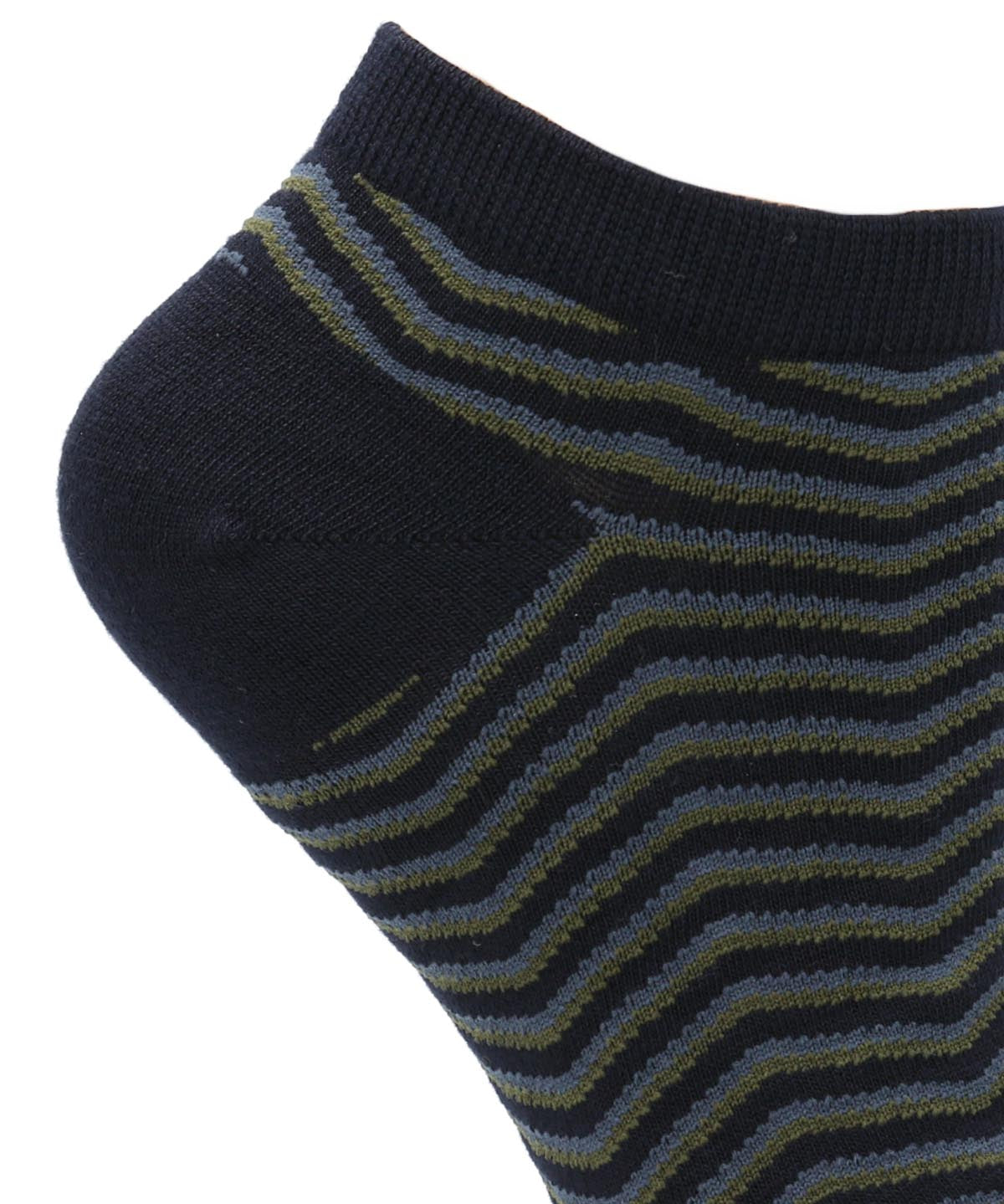 Calcetín Bambú Mujer Ped Zigzag Azul Rockford