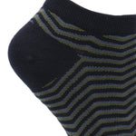 Calcetín Bambú Mujer Ped Zigzag Azul Rockford