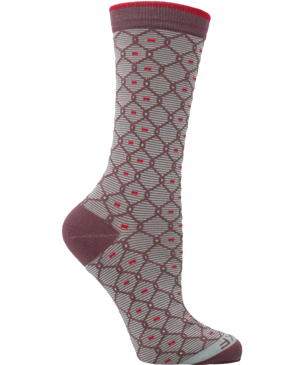 Calcetín Bambú Mujer C Chain Morado Rockford