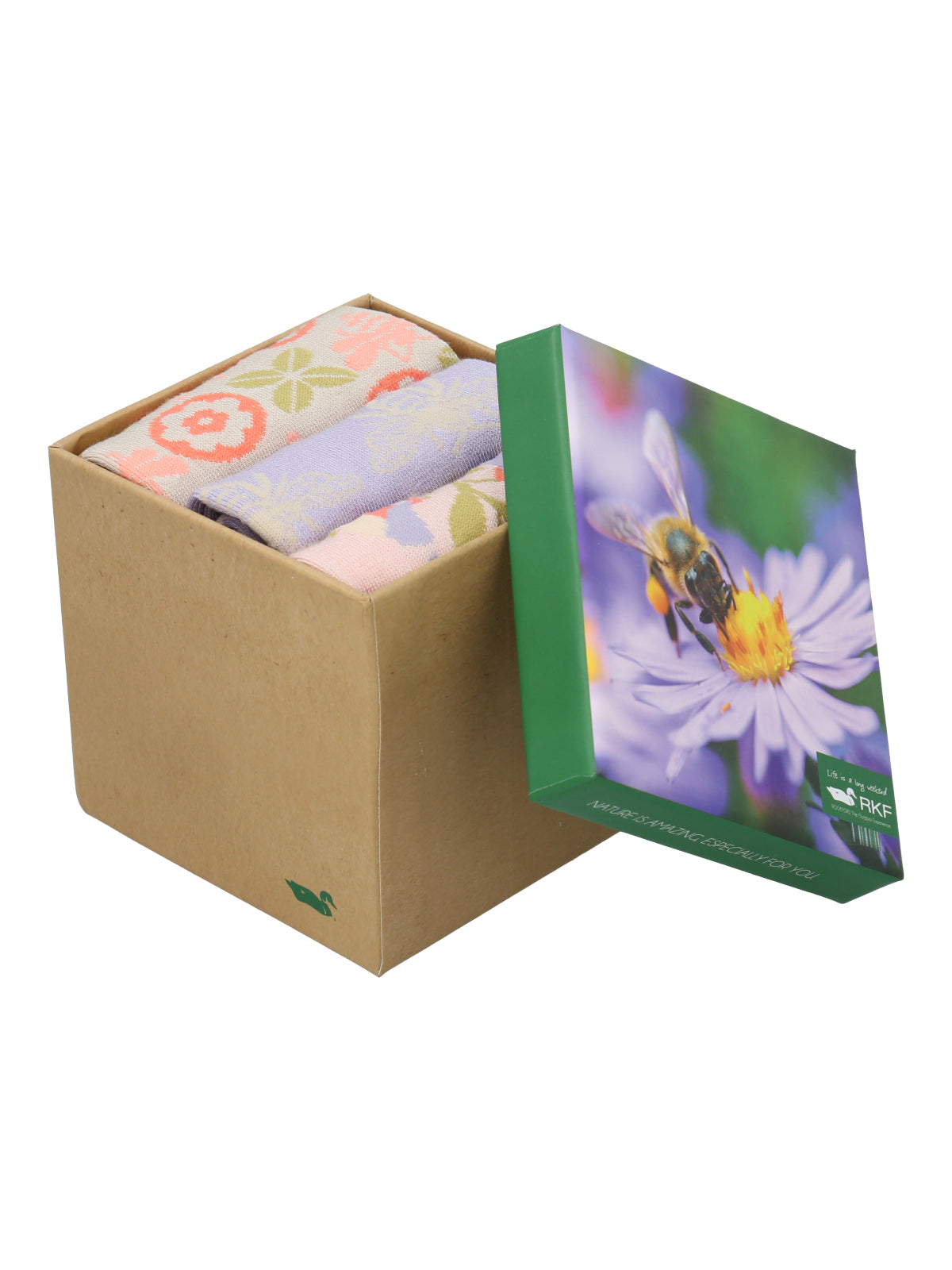 Calcetín Bambú Mujer Pack Gift Bee Multicolor Rockford