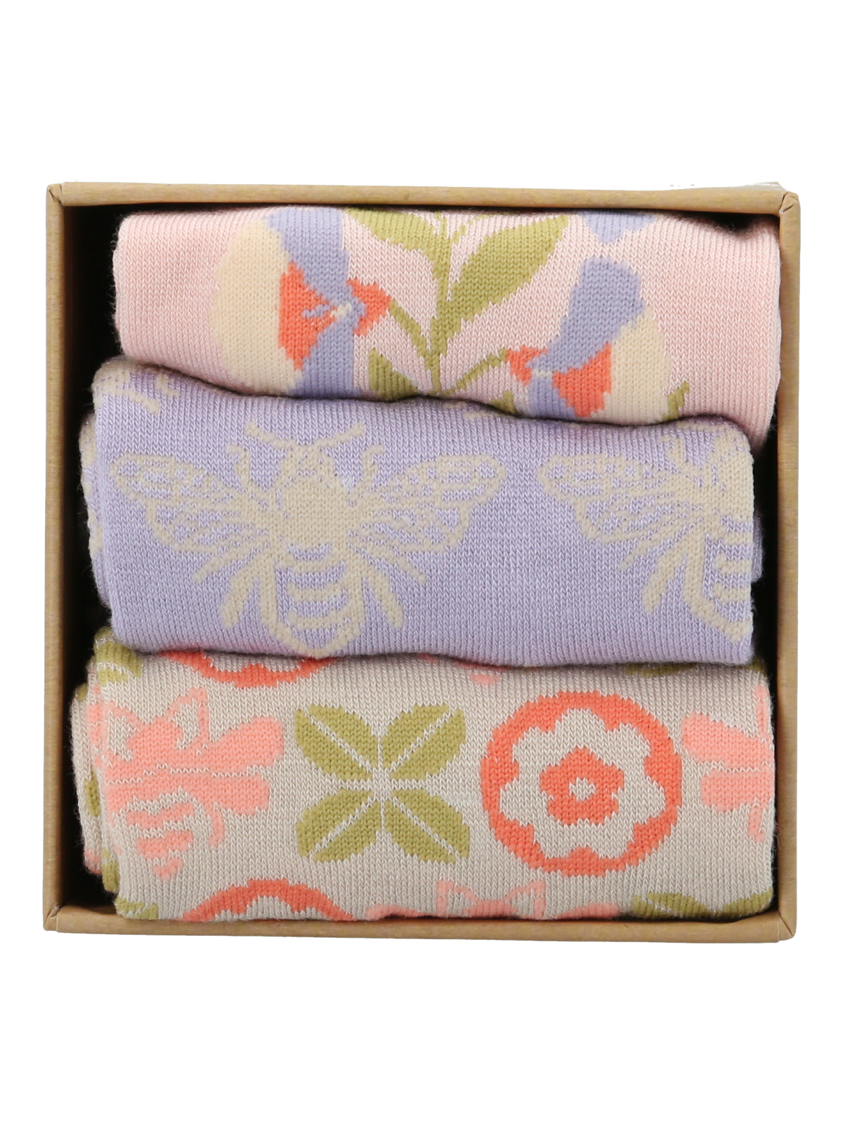 Calcetín Bambú Mujer Pack Gift Bee Multicolor Rockford