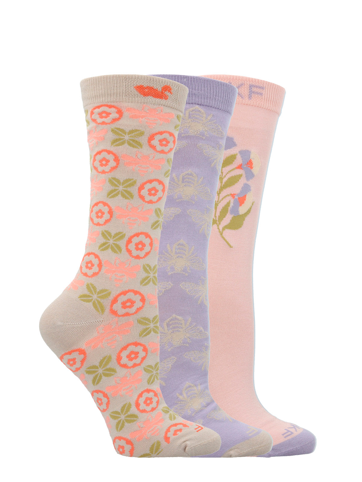 Calcetín Bambú Mujer Pack Gift Bee Multicolor Rockford
