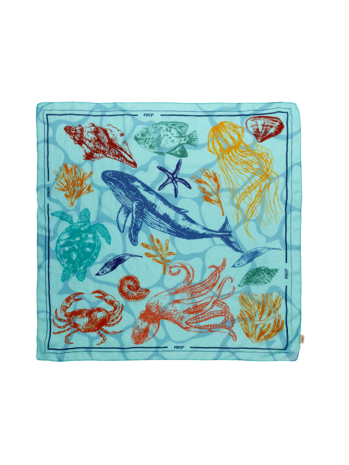Pañuelo Seda Mujer Rkf Silk Baltic Multicolor Rockford