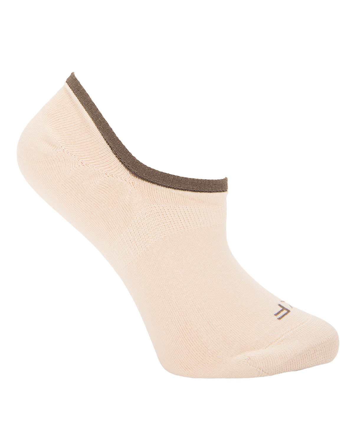 Calcetin Bambú Mujer Inv Liso Beige Rockford