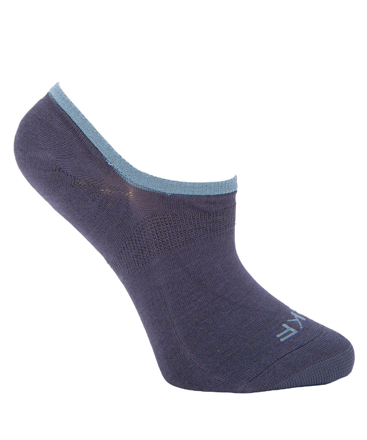 Calcetin Bambú Mujer Inv Liso Azul Rockford