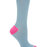 Calcetin Bambú Mujer Plain Azul Rockford