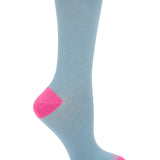 Calcetin Bambú Mujer Plain Azul Rockford