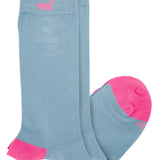 Calcetin Bambú Mujer Plain Azul Rockford