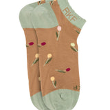 Calcetin Bambú Mujer Ped St Minif Café Rockford