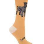 Calcetin Bambú Mujer St Schnauzer Beige Rockford