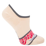 Calcetin Bambú Mujer Inv Floris Beige Rockford
