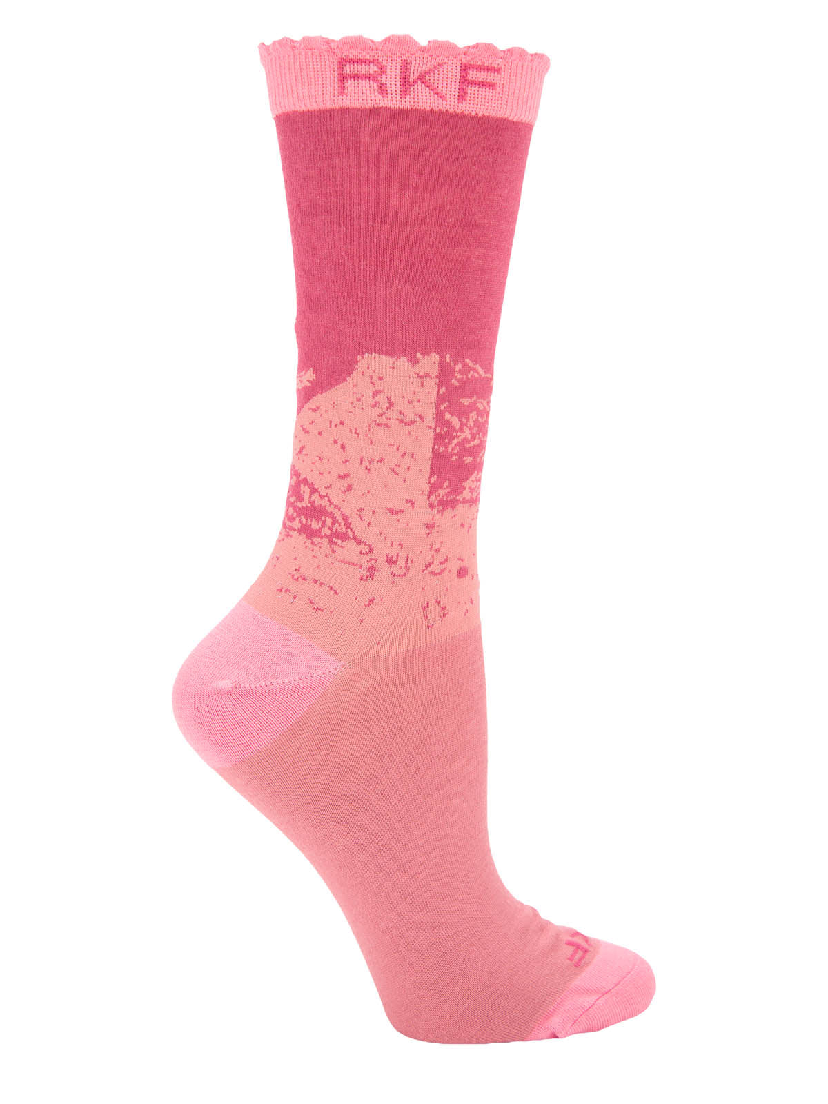 Calcetin Bambú Mujer Diff Pine Rosado Rockford