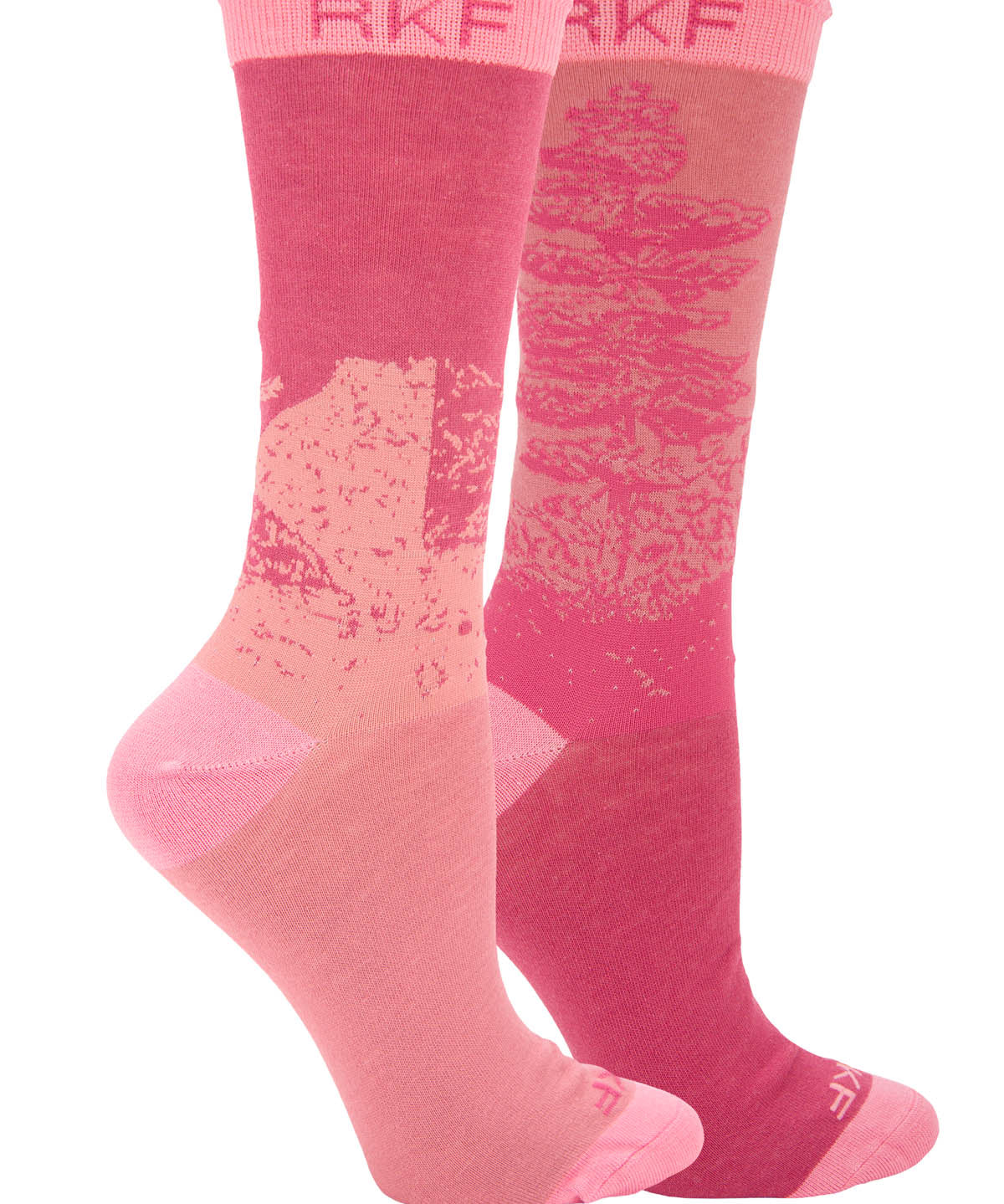 Calcetin Bambú Mujer Diff Pine Rosado Rockford