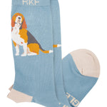 Calcetin Bambú Mujer St Beagle Azul Rockford