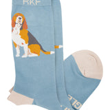 Calcetin Bambú Mujer St Beagle Azul Rockford