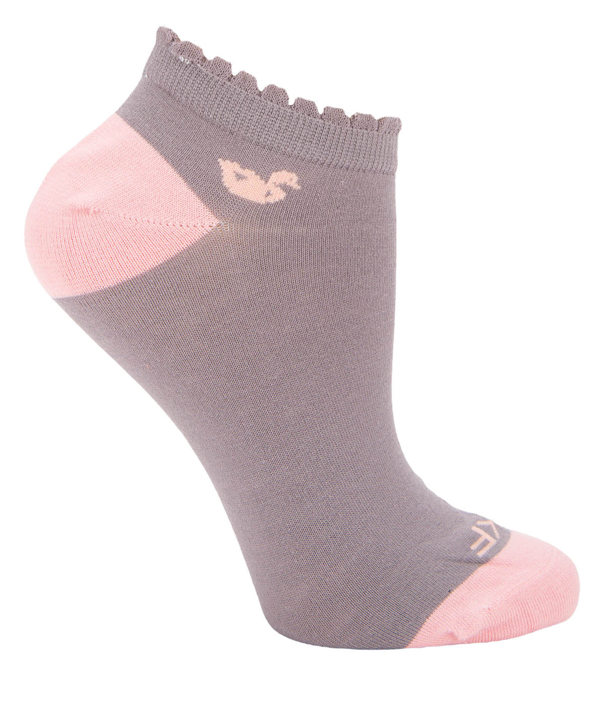 Calcetin Bambú Mujer Ped Classic Gris Rockford