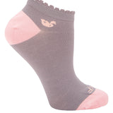 Calcetin Bambú Mujer Ped Classic Gris Rockford
