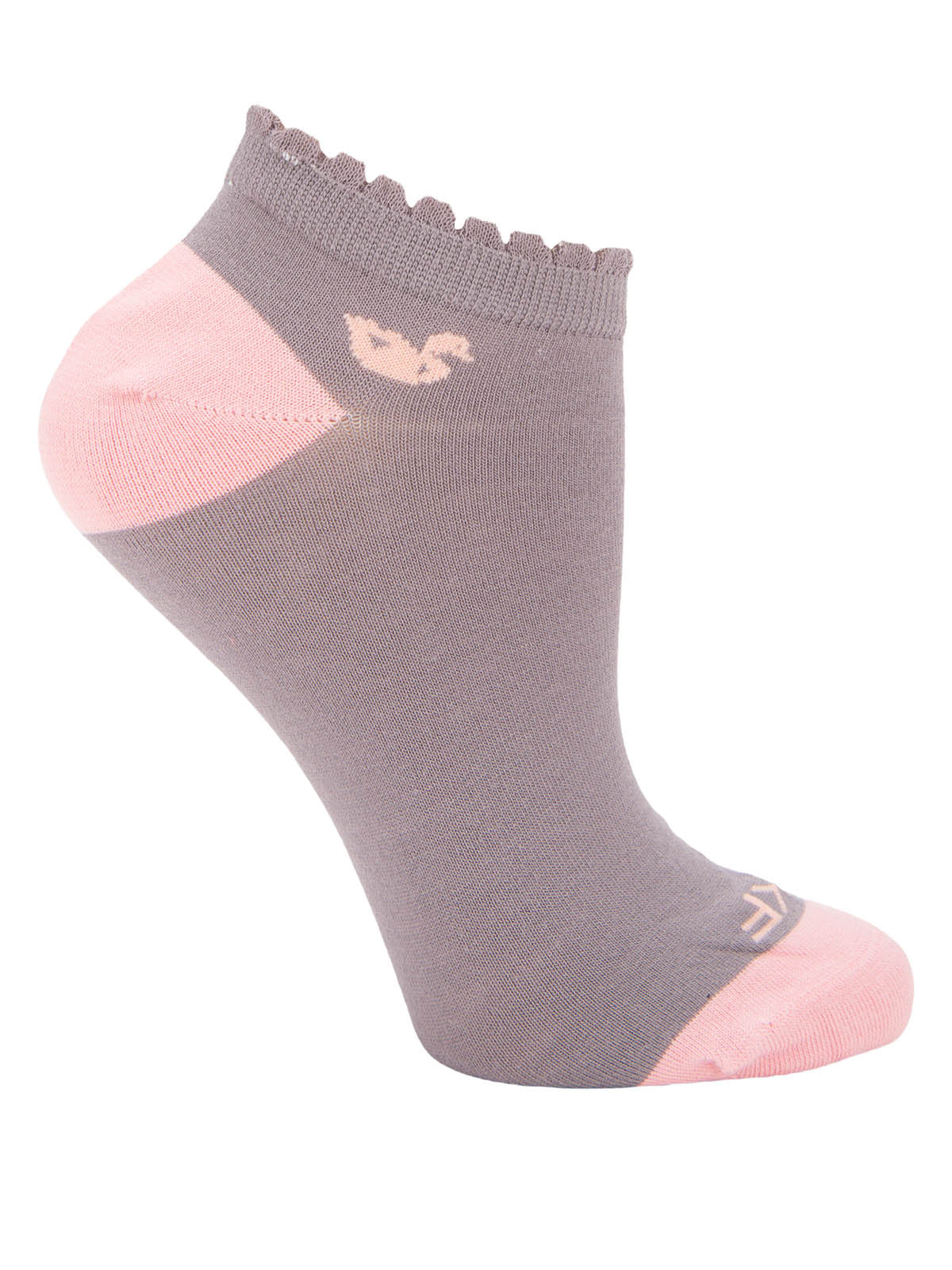 Calcetin Bambú Mujer Ped Classic Gris Rockford