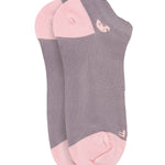 Calcetin Bambú Mujer Ped Classic Gris Rockford