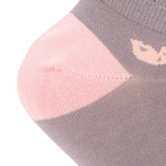 Calcetin Bambú Mujer Ped Classic Gris Rockford