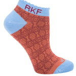 Calcetin Bambú Mujer Ped Design Rojo Rockford