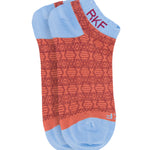 Calcetin Bambú Mujer Ped Design Rojo Rockford