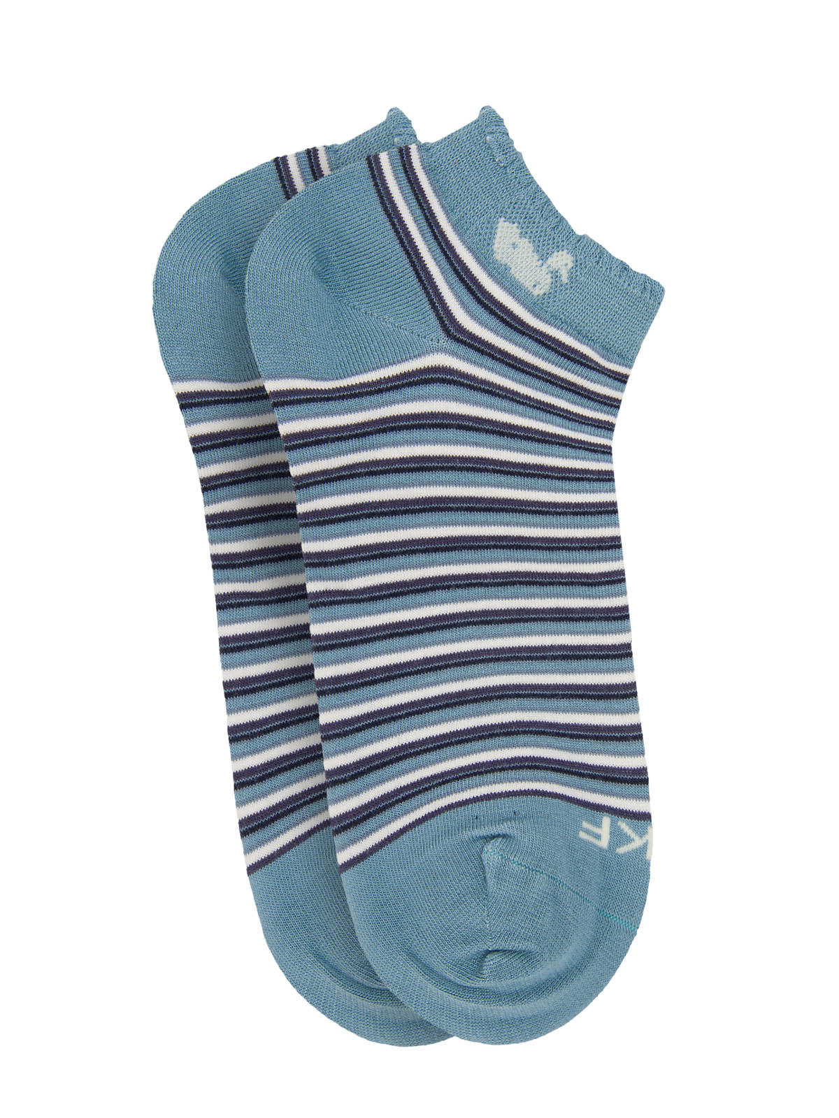 Calcetin Bambú Mujer Ped St Stripe Azul Rockford